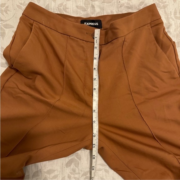 Express Women’s Tan High Rise Pants - Picture 8 of 9